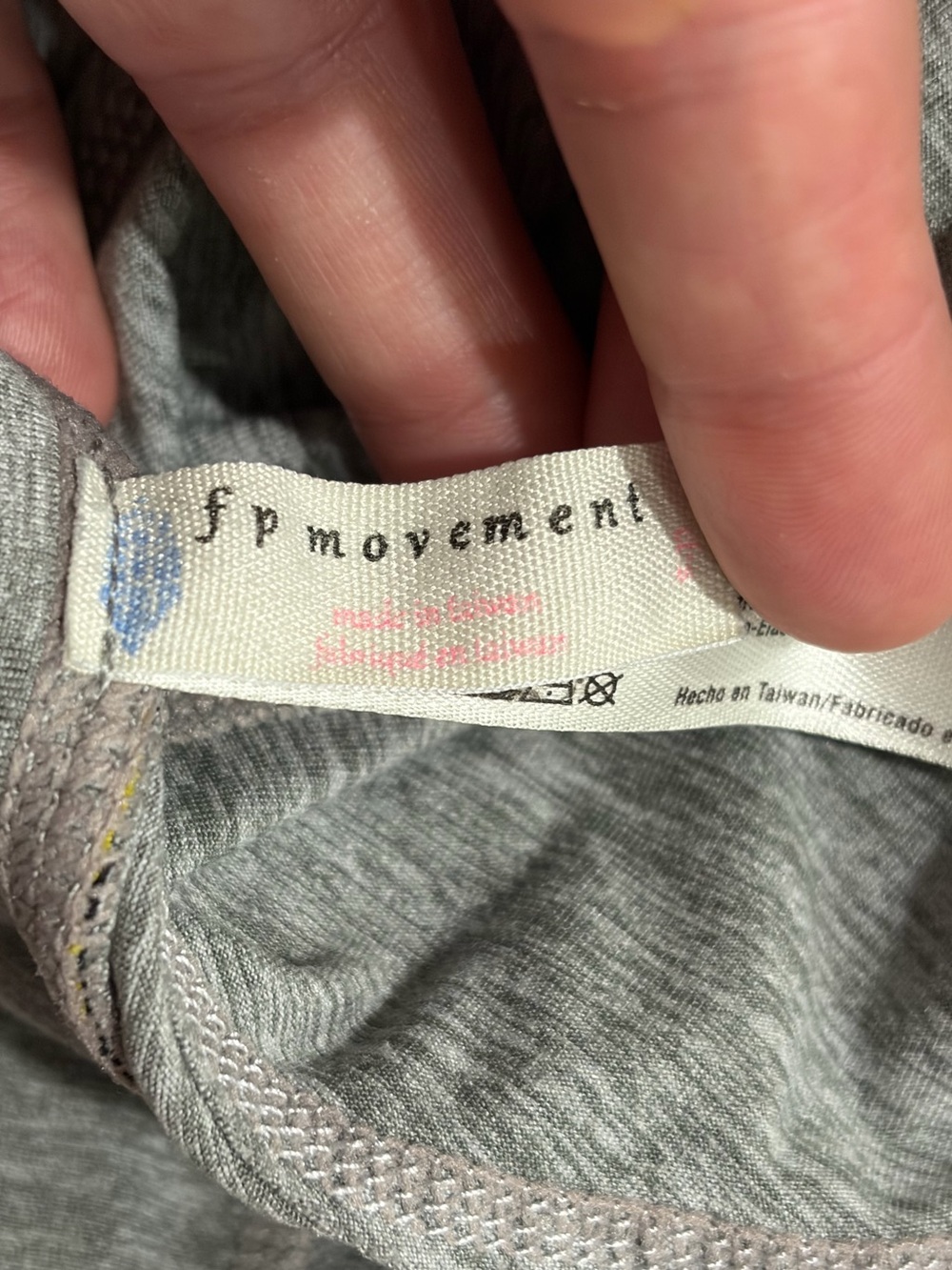 Free People Movement You're A Peach High Rise Leggings in Heather Grey, SZ S 🍑 - Picture 8 of 8